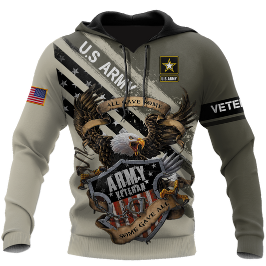 US Veteran Army All Gave Some 3D Shirts Proud Military