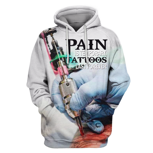 3D All Over Print Tattoo Hoodie-Apparel-6teenth World-Hoodie-S-Vibe Cosy™
