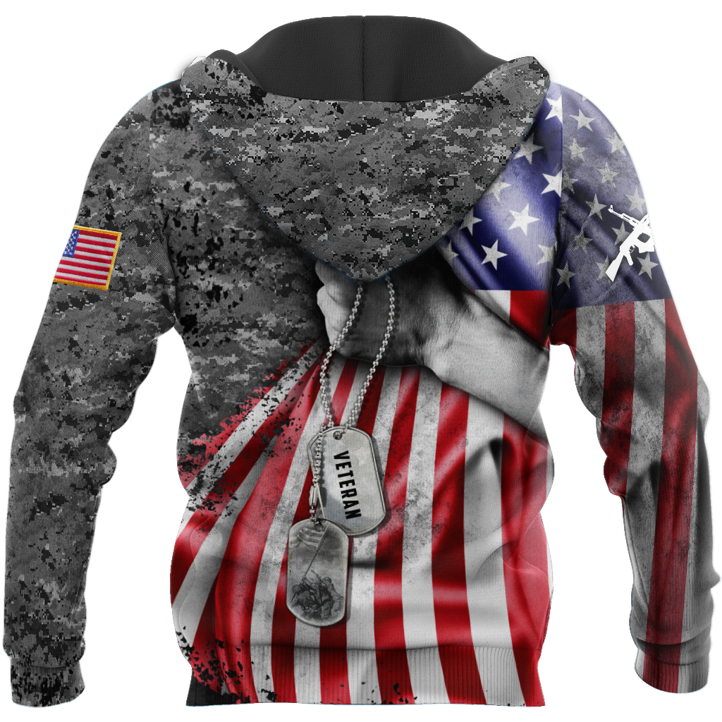 US Air Force tag Custom name 3D shirts for men and women Proud Military