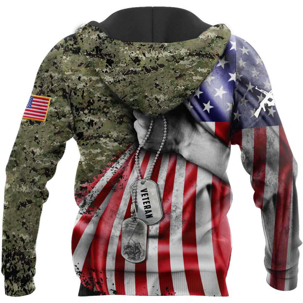 US Army tag Custom name 3D shirts for men and women