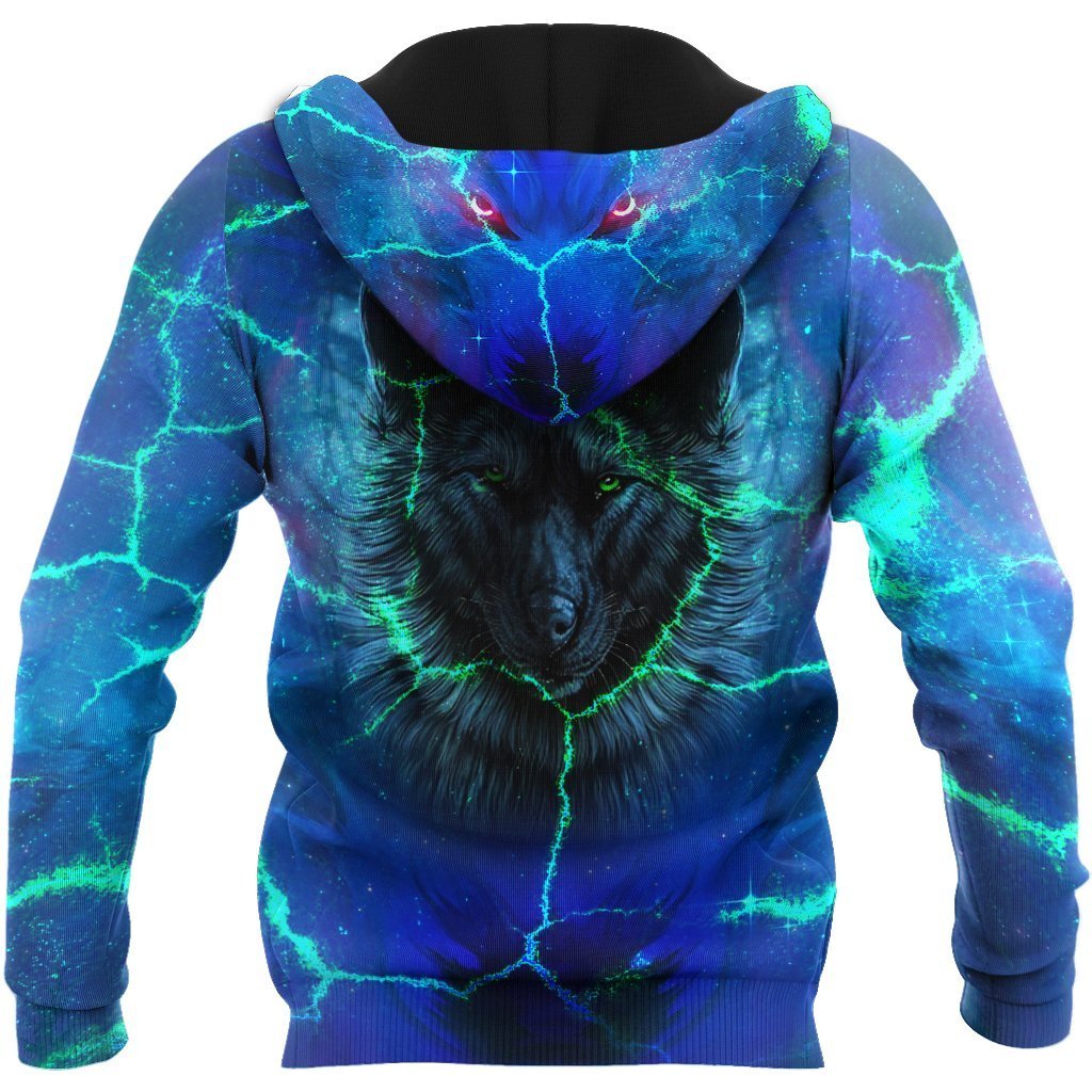 All Over Printed Magical Wolf Hoodie NTN10012003-MEI