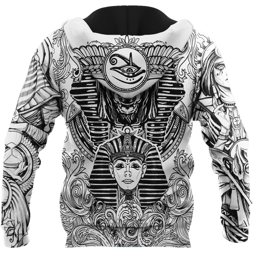Ancient Egypt Anubis And Heart All 3D Over Printed Unisex Hoodie ML
