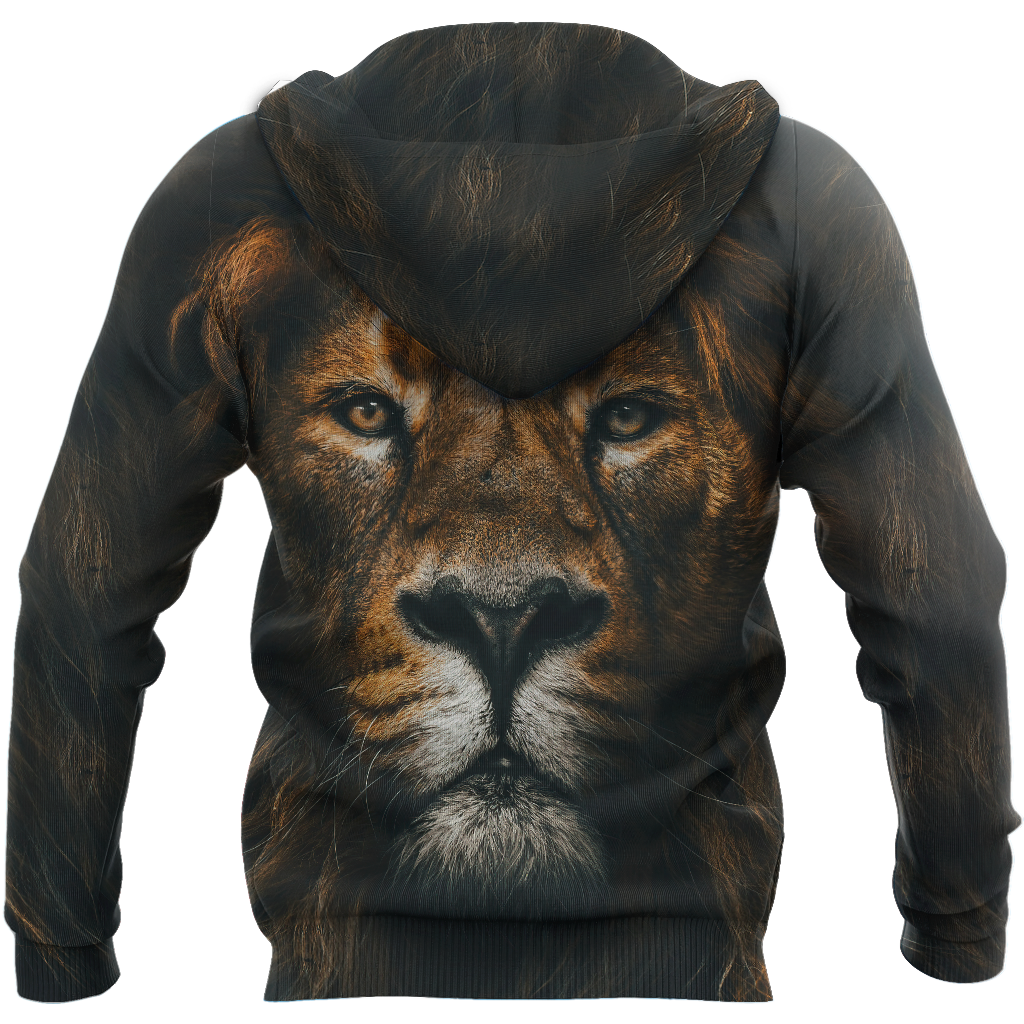 The Silence of Lion Over Printed Hoodie