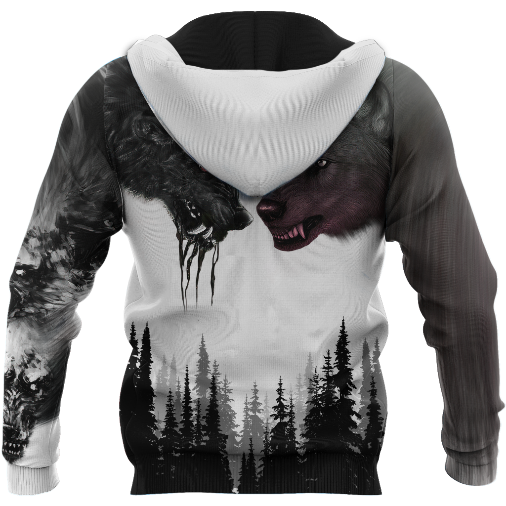 Wolf 3D All Over Printed Hoodie For Men and Women MH2410202ST