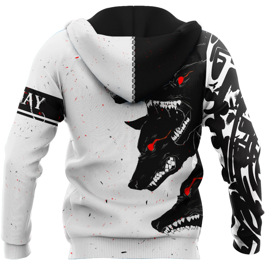 The Dark Wolf May 3D All Over Printed Unisex Deluxe Hoodie ML