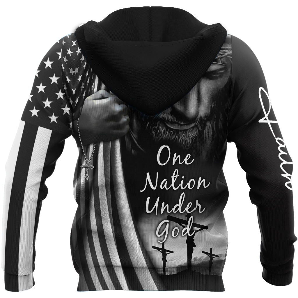 US Veteran One Nation Under God 3D All Over Printed Shirts TA09162002
