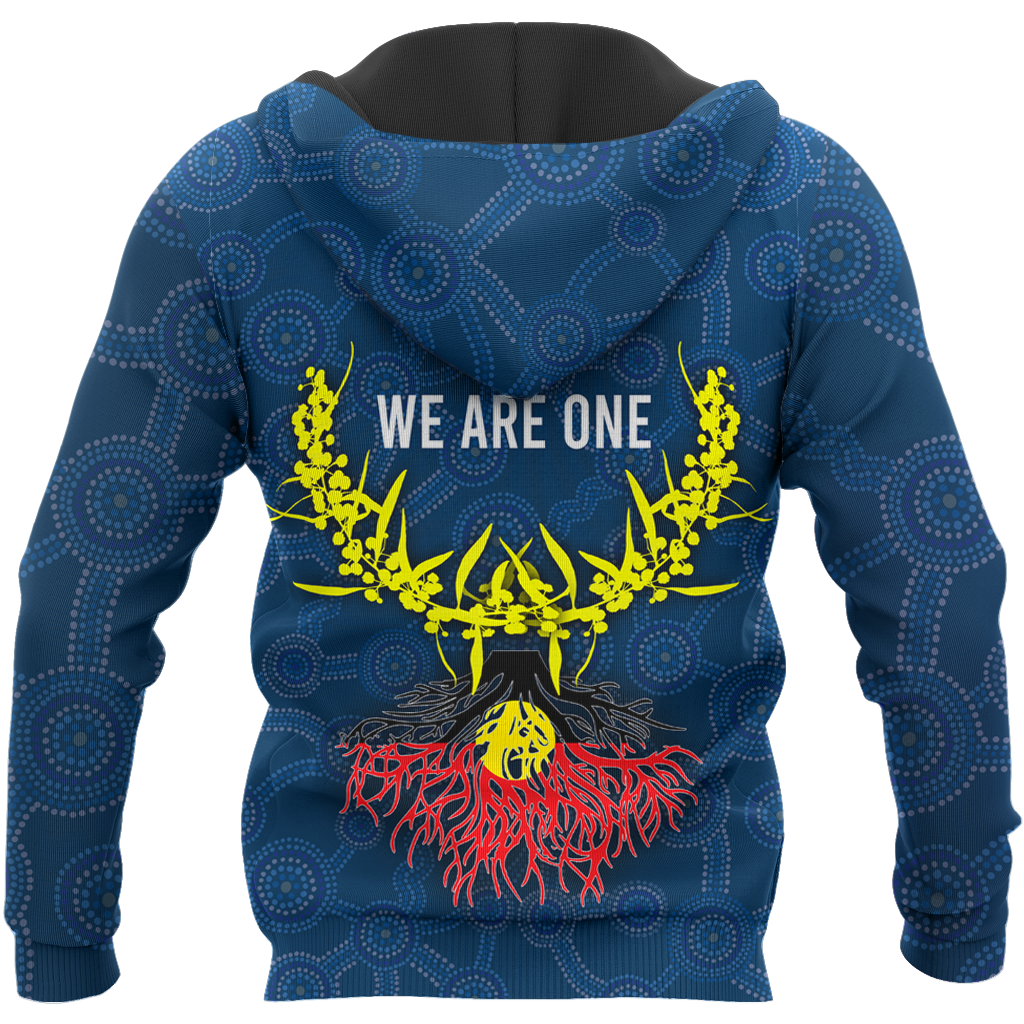 We are one Koori and Australia all over shirt for men and women blue TR030402 - Amaze Style™-Apparel