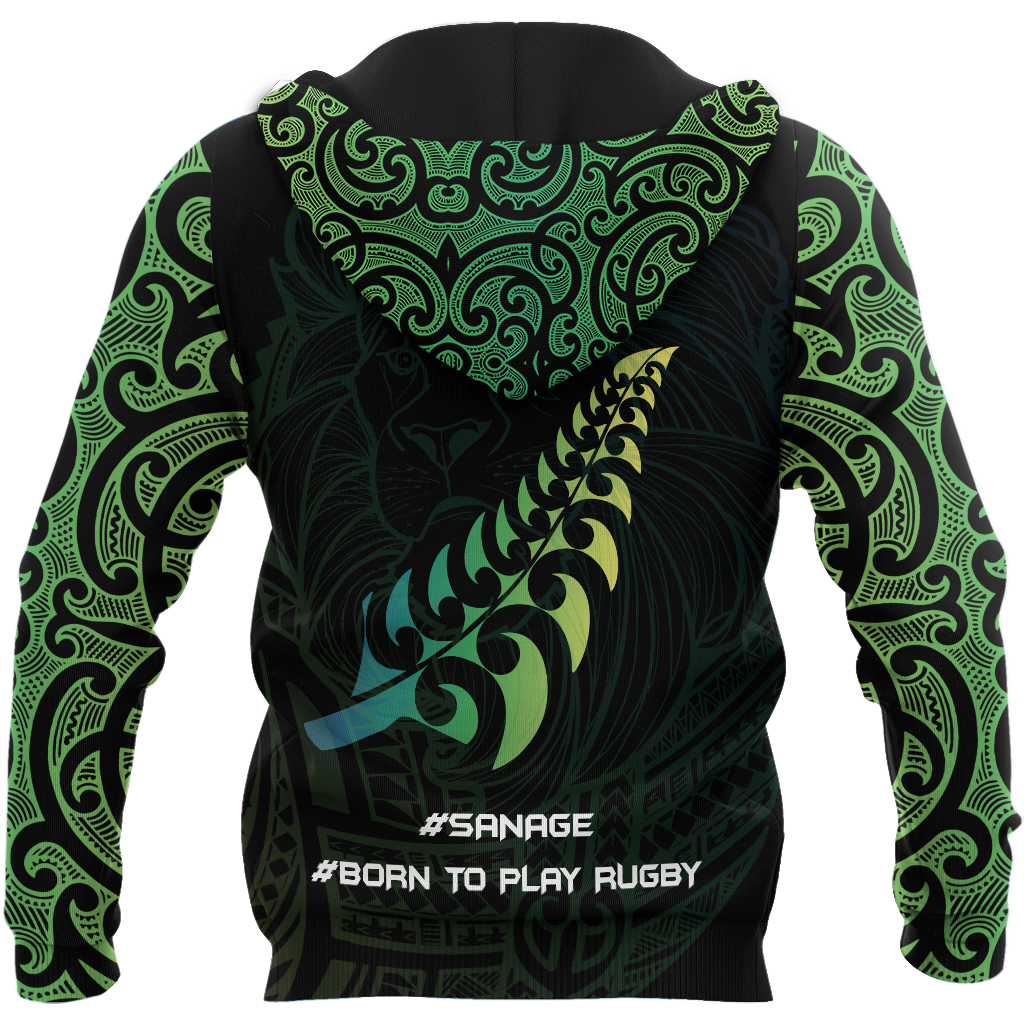 Aotearoa Tattoos New Zealand 3D Unisex Hoodie
