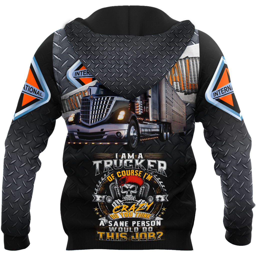 All Over Printed Trucker Hoodie MEI09142001-MEI