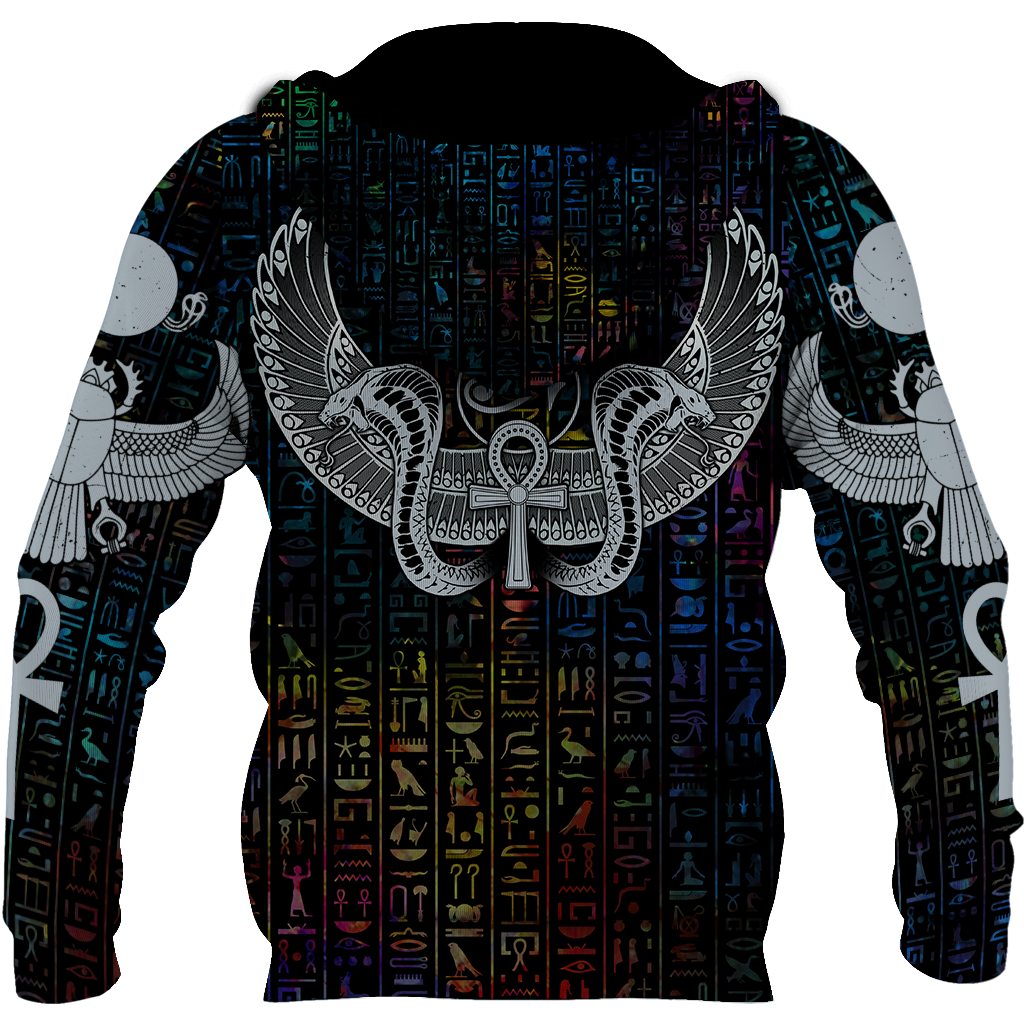 3D All Over Printed Hieroglyphics Ancient Egypt Hoodie Clothes JJ020401 - Amaze Style™-Apparel