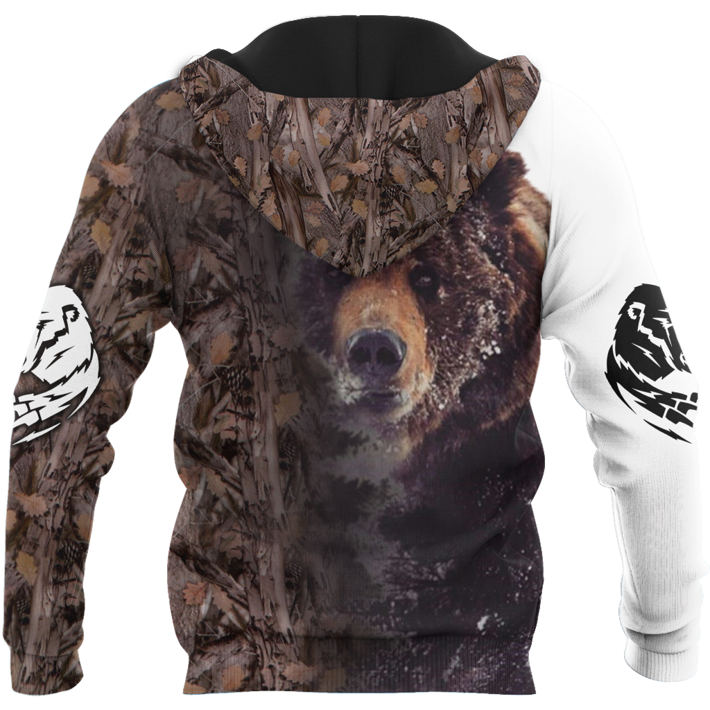 Bear Hunting 3D All Over Printed Shirts For Men