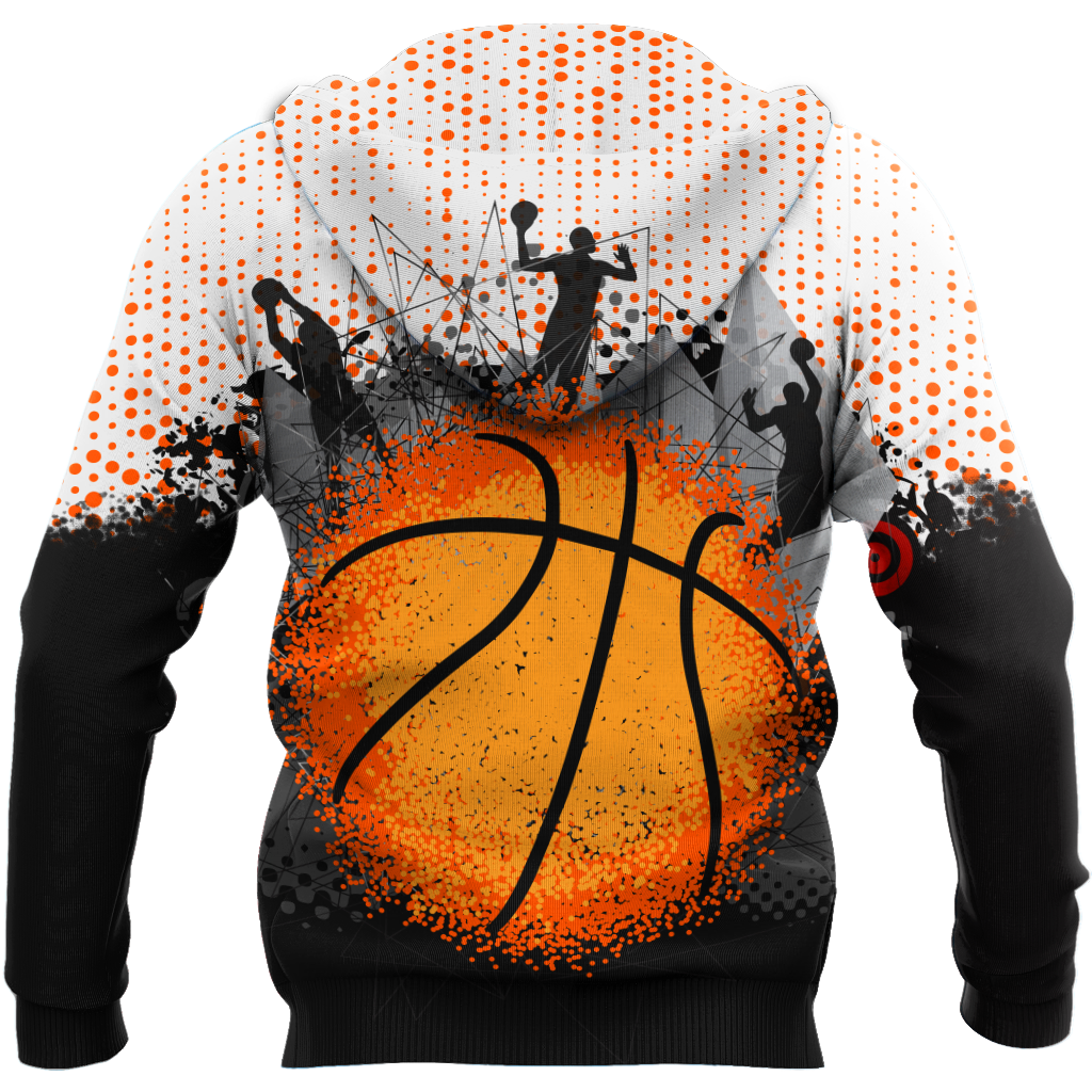Basketball Love 3D All Over Printed Hoodie Shirt by SUN MH1706201S