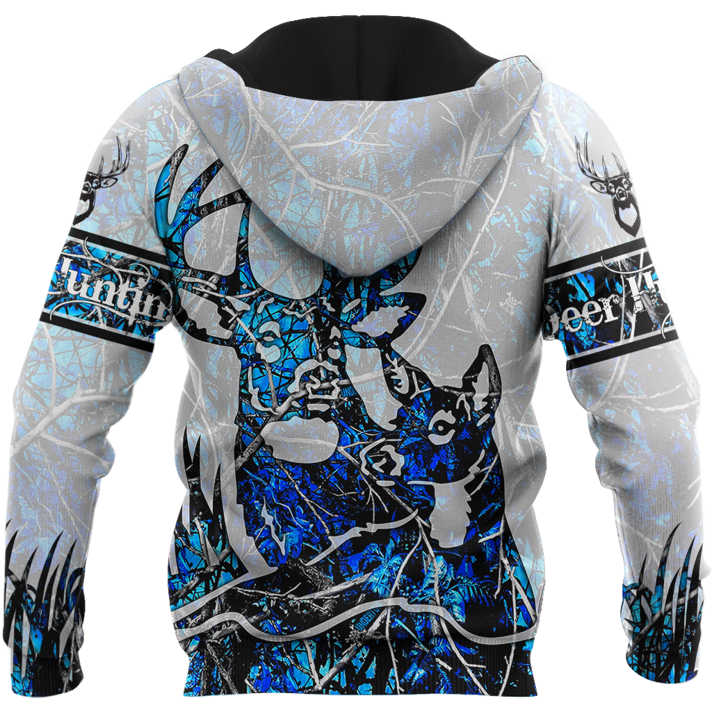 3D All Over Print Deer Hunting Hoodie TN070801