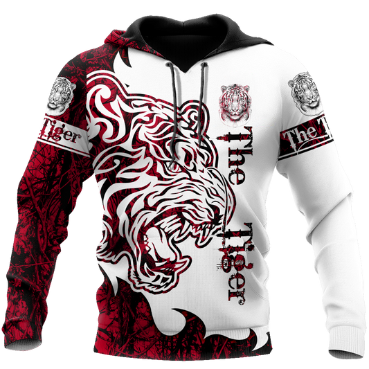 The Tiger Red Tattoo 3D All Over Printed Shirts For Men and Women JJW17082002