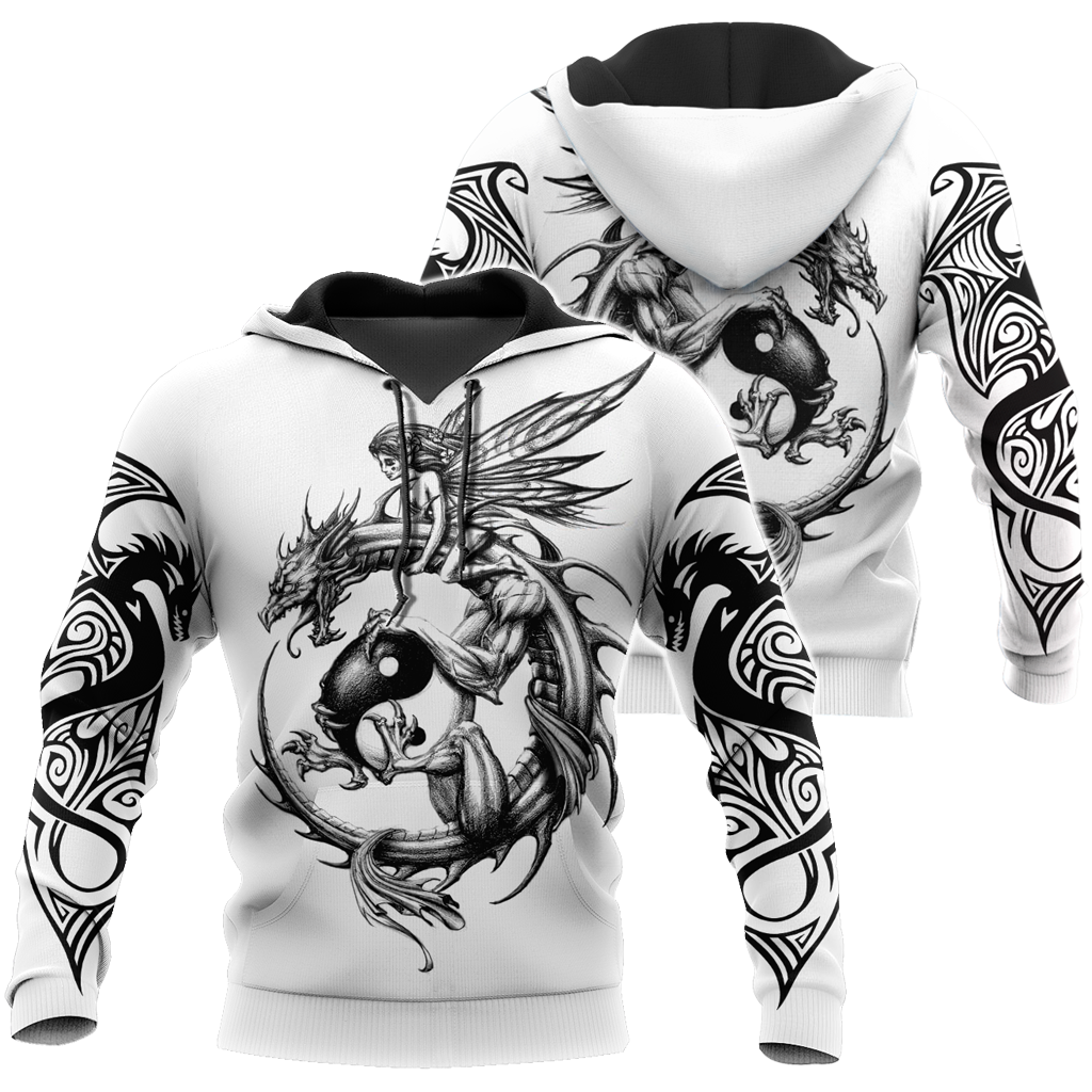 Tattoo and Dungeon Dragon Hoodie T Shirt For Men and Women HAC250504-NM-Apparel-NM-Hoodie-S-Vibe Cosy™