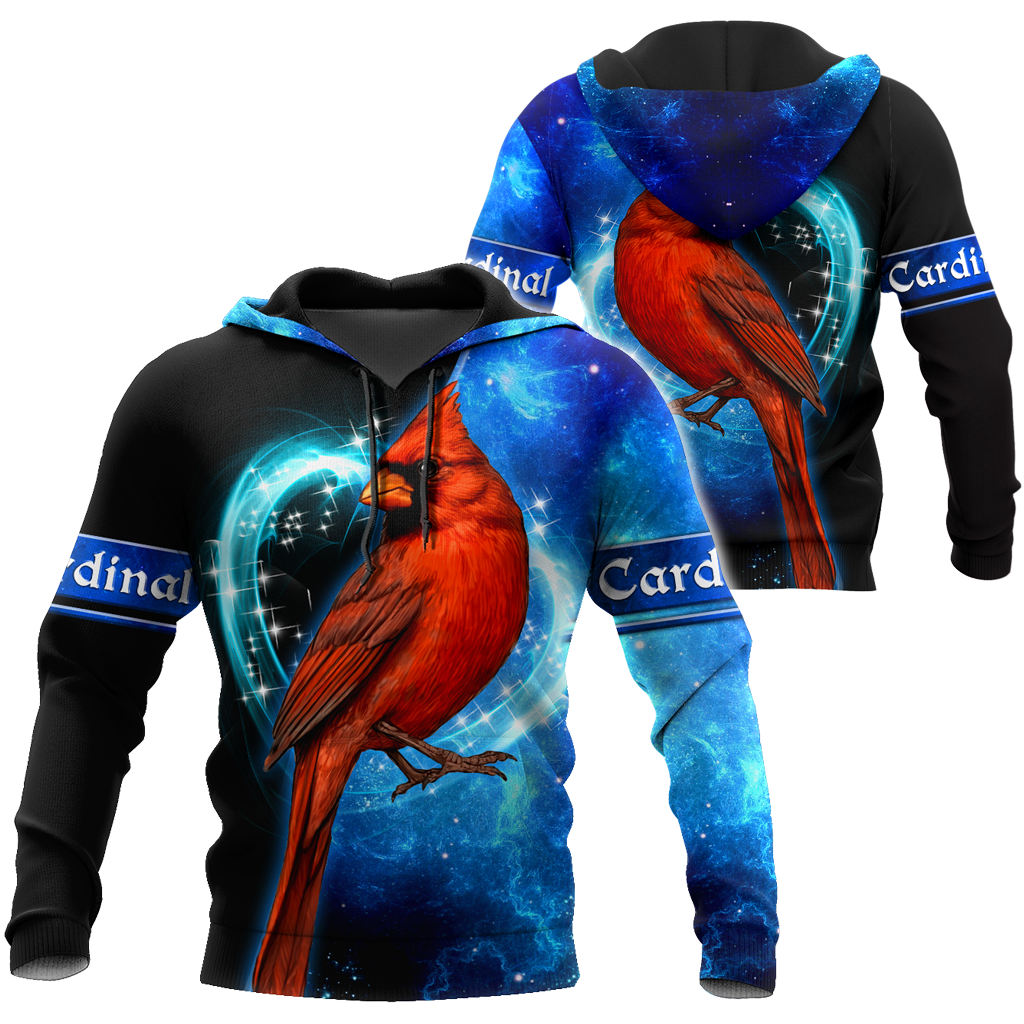 Cardinal Birds Blue Color shirts dress shorts for men and women