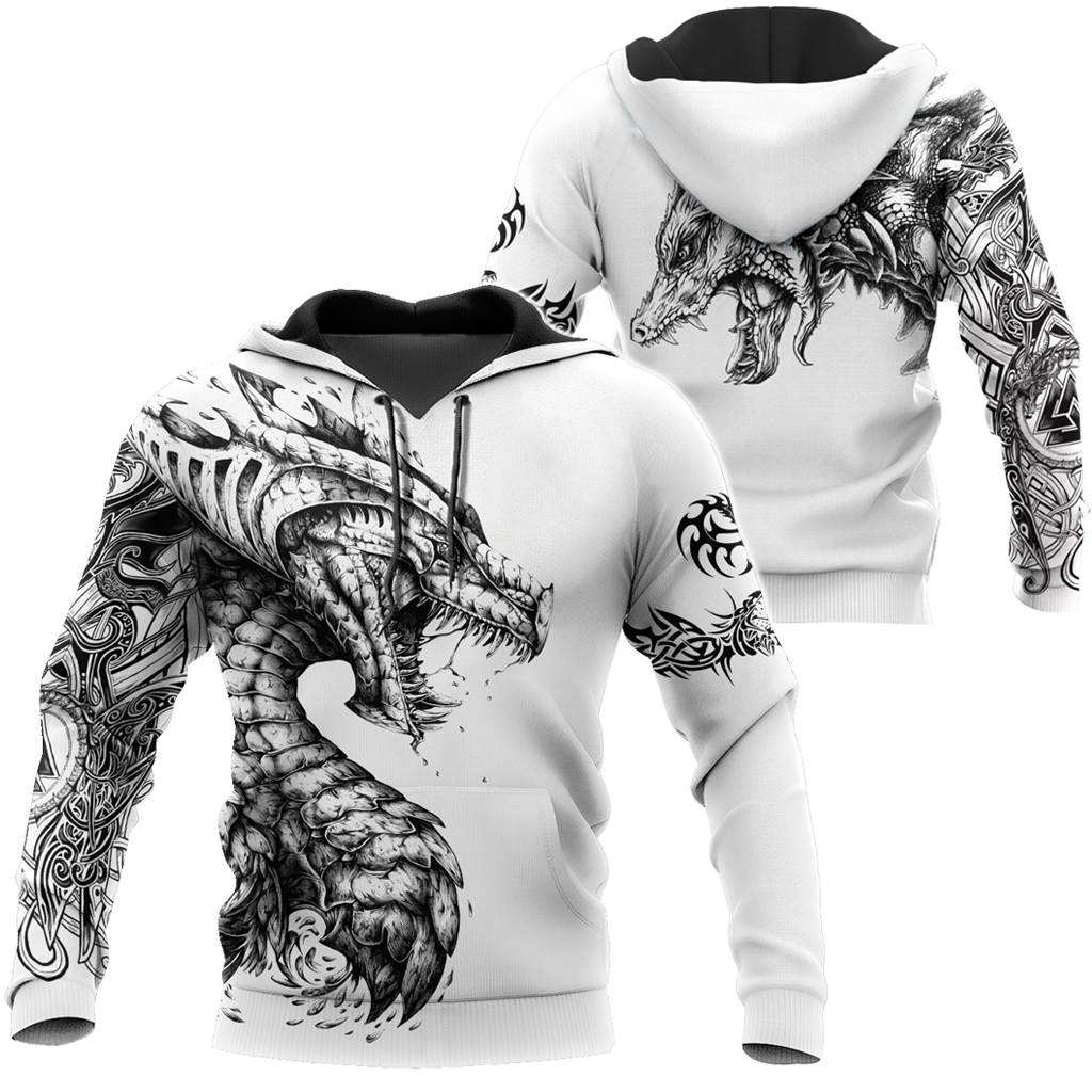 Tattoo and Dungeon Dragon Hoodie T Shirt For Men and Women HAC250502-NM - Amaze Style™-Apparel