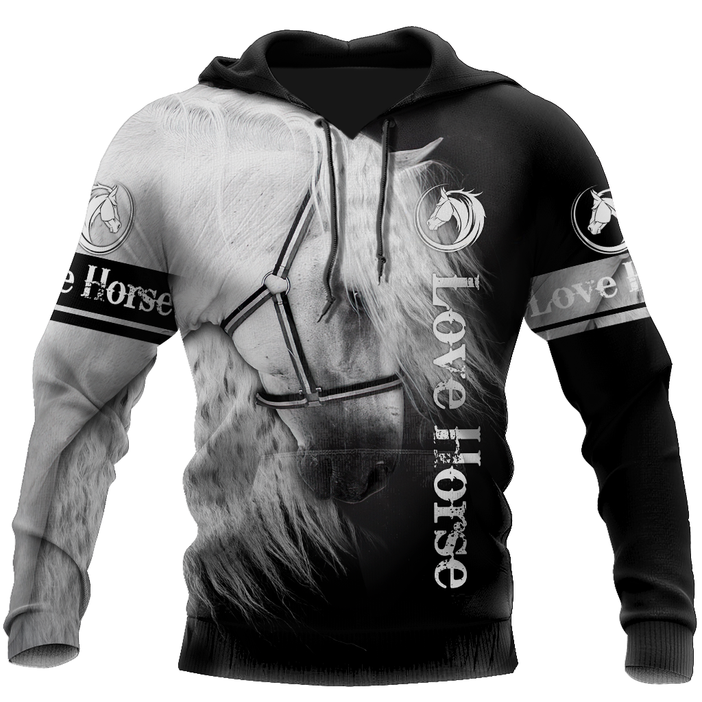 Beautiful Horse 3D All Over Printed Shirts For Men And Women TR2105201S - Amaze Style™-Apparel