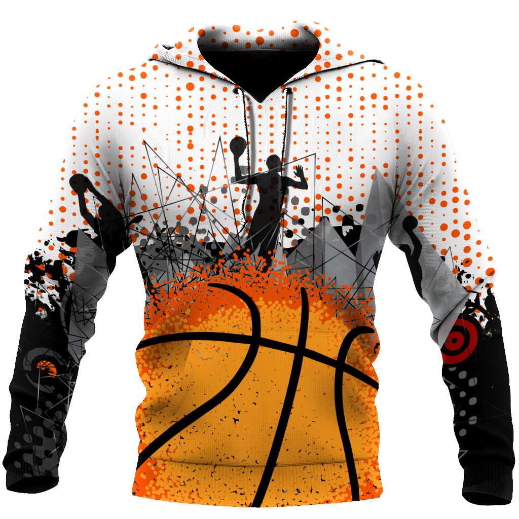 Basketball Love 3D All Over Printed Hoodie Shirt by SUN MH1706201S