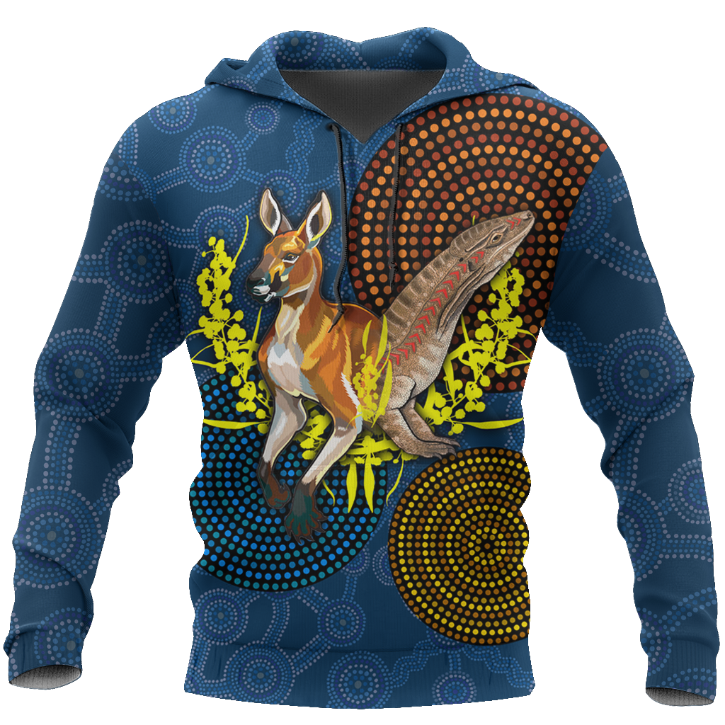We are one Koori and Australia all over shirt for men and women blue TR030402 - Amaze Style™-Apparel
