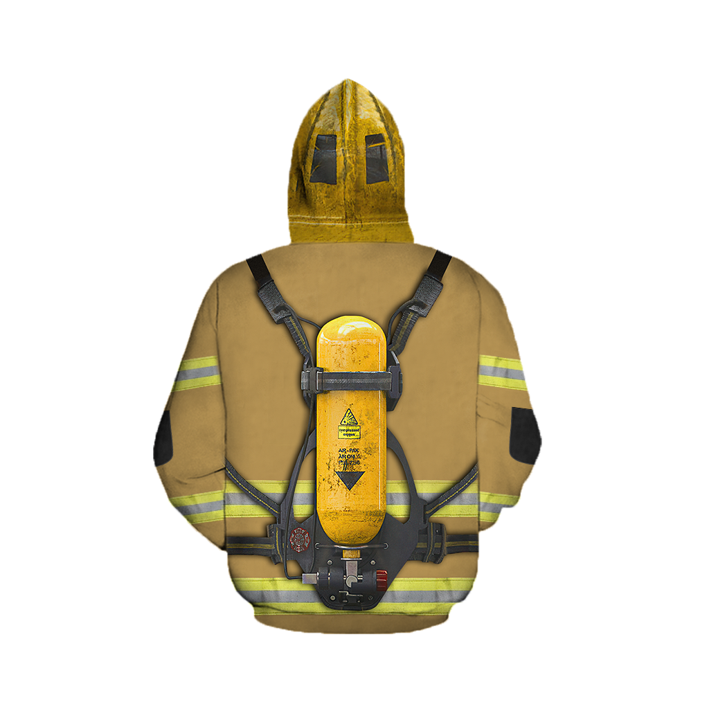 Brave Firefighter-Fireman 3D All Over Printed Shirts For Men and Women TA0822201