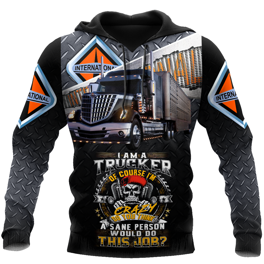 All Over Printed Trucker Hoodie MEI09142001-MEI