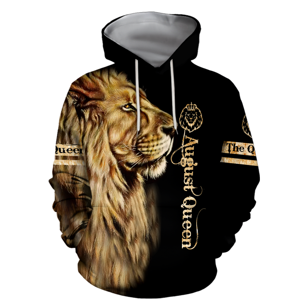 August Lion Queen 3D All Over Printed Shirt for Women
