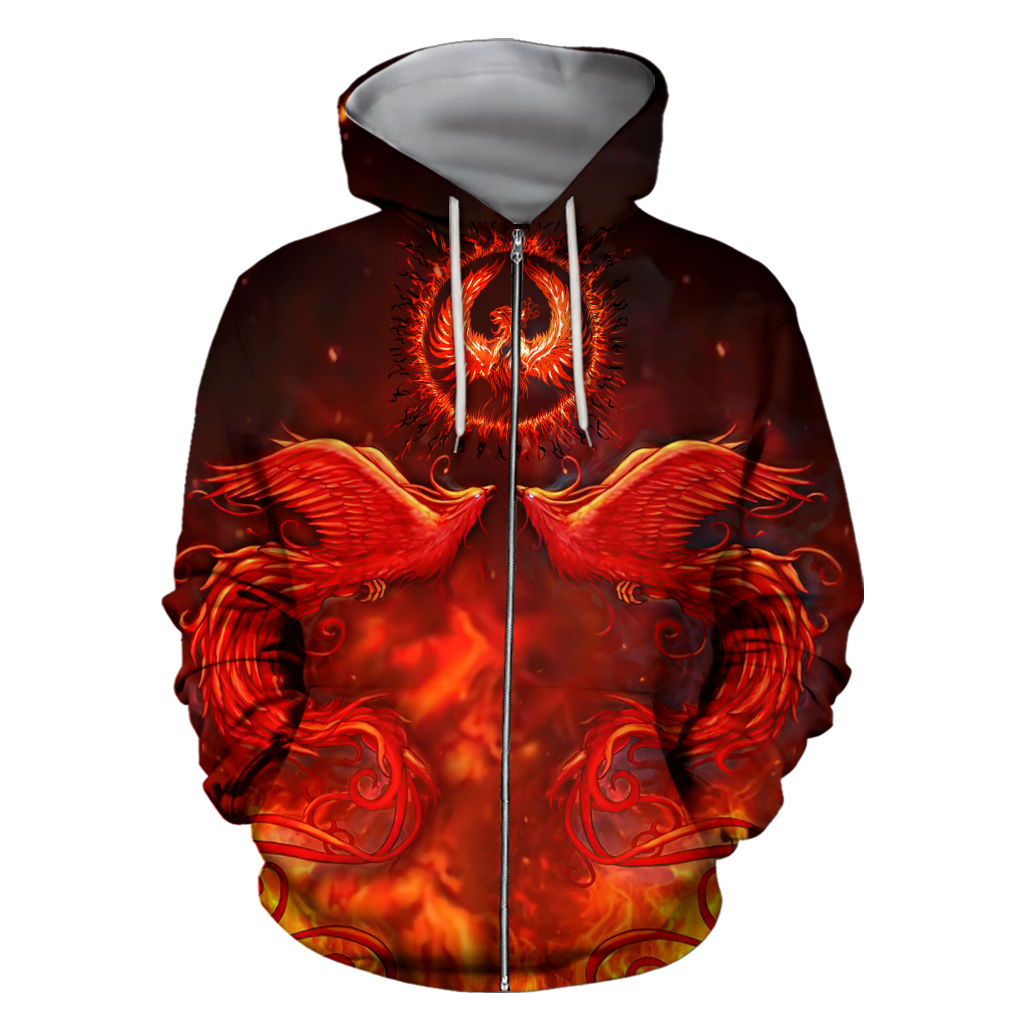 Beautiful Phoenix Hoodie Shirt for Men and Women HHT08102002