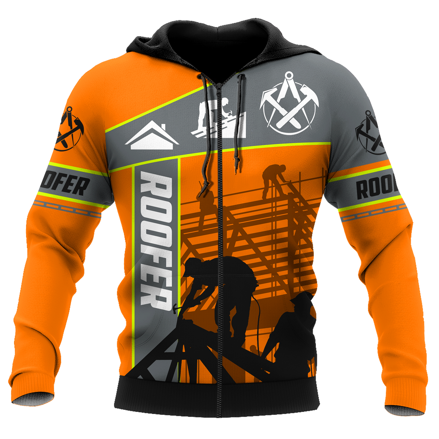 The Roofer Man 3D All Over Printed Shirts For Men