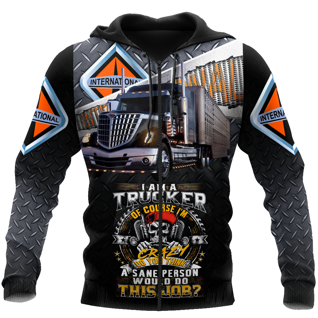 All Over Printed Trucker Hoodie MEI09142001-MEI