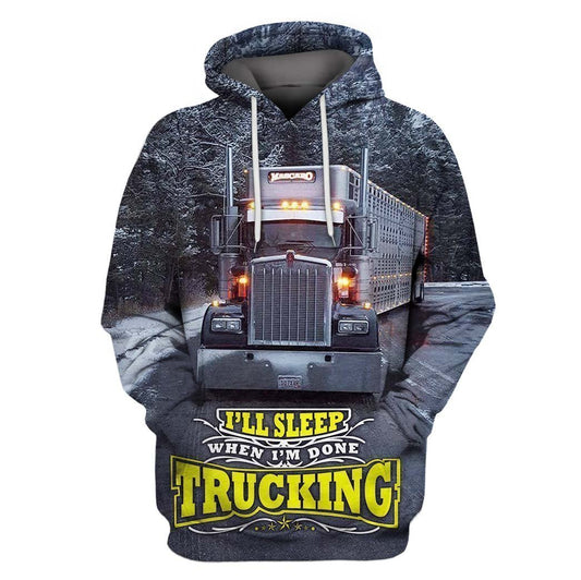 3D All Over Print Trucker Shirt-Apparel-6teenth World-Hoodie-S-Vibe Cosy™