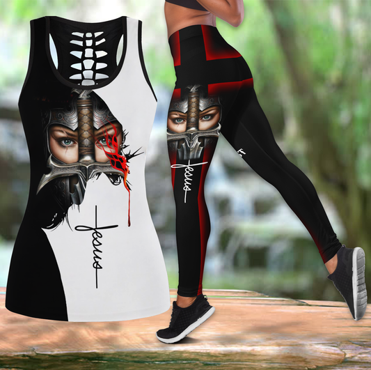 A Child Of God - Easter Jesus Combo Tank + Legging JJ170402 - Amaze Style™-Apparel