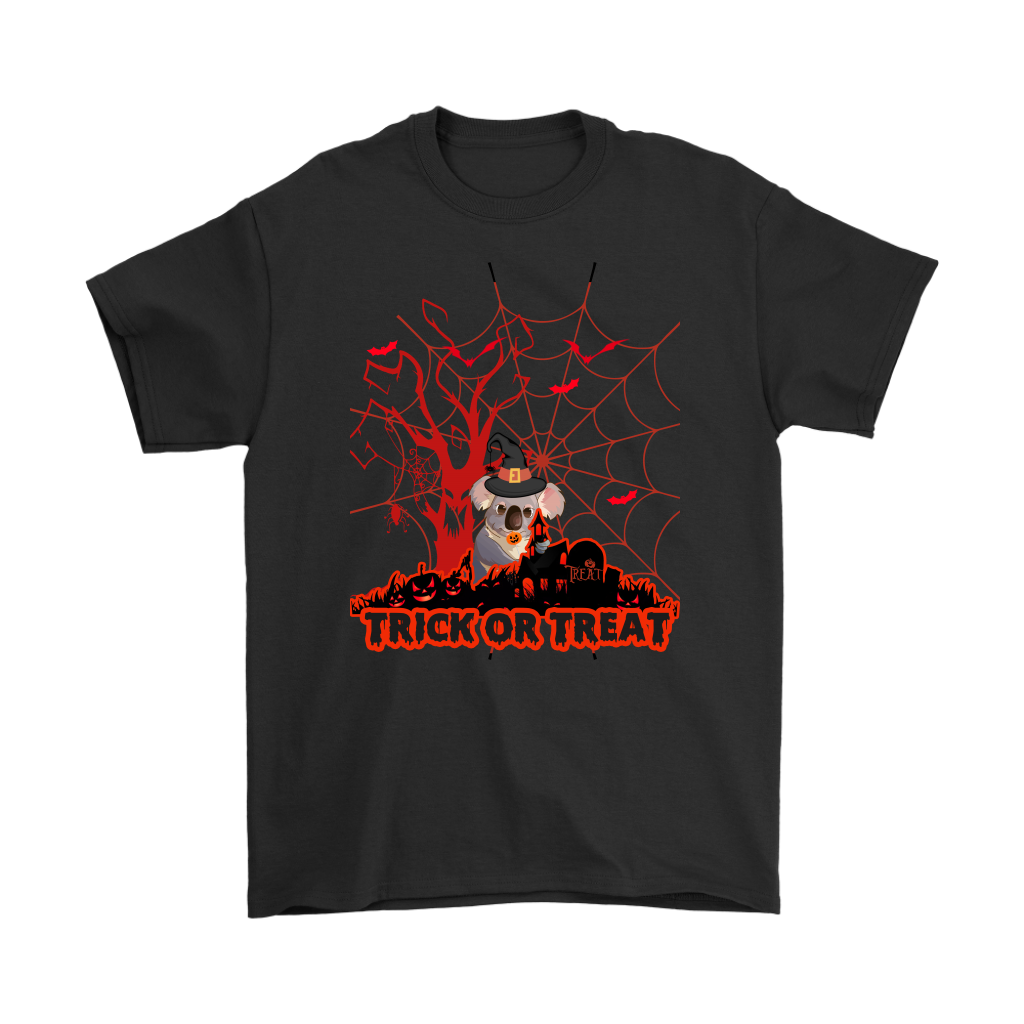 Australian Koala Trick or Treat Halloween Red T-Shirt 01 H9 - Amaze Style™-T-SHIRTS