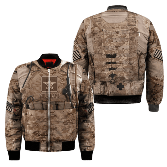 US Army Veteran Camo 3D Over Printed