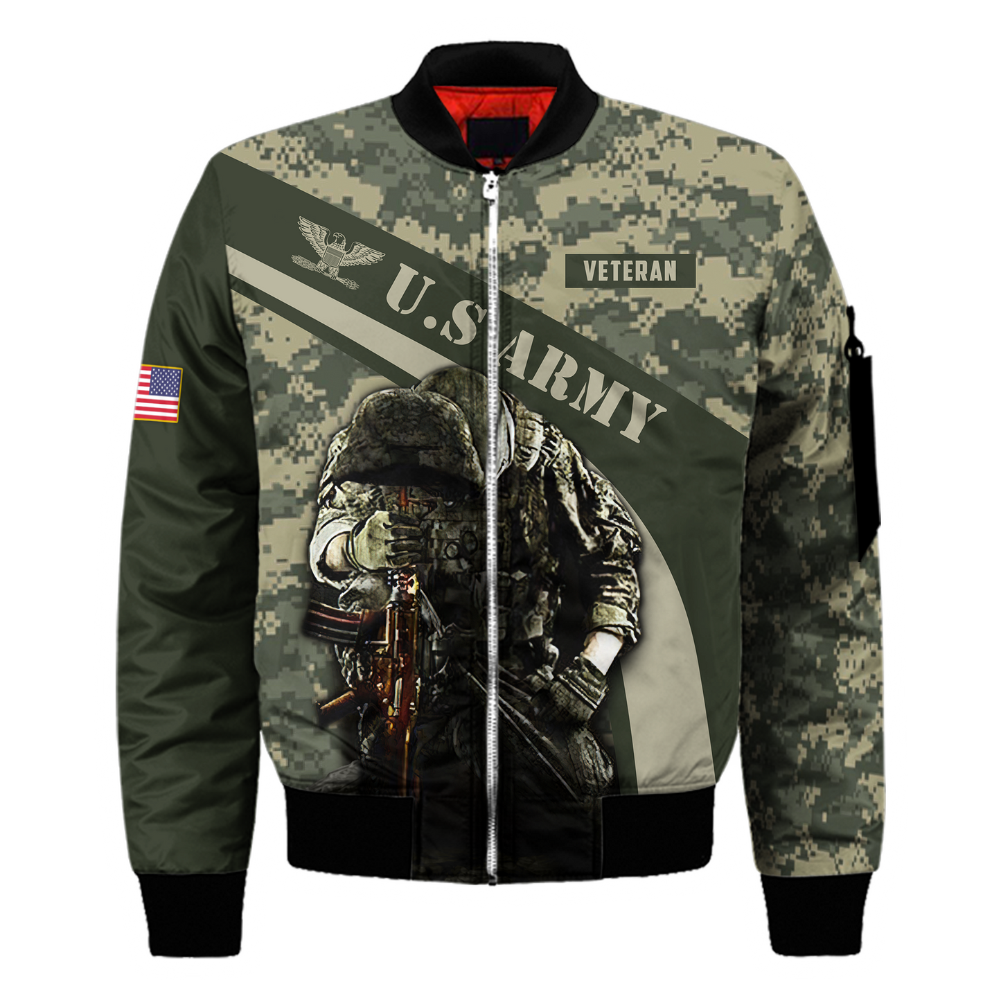 US Army Veteran 3D All Over Printed Shirts