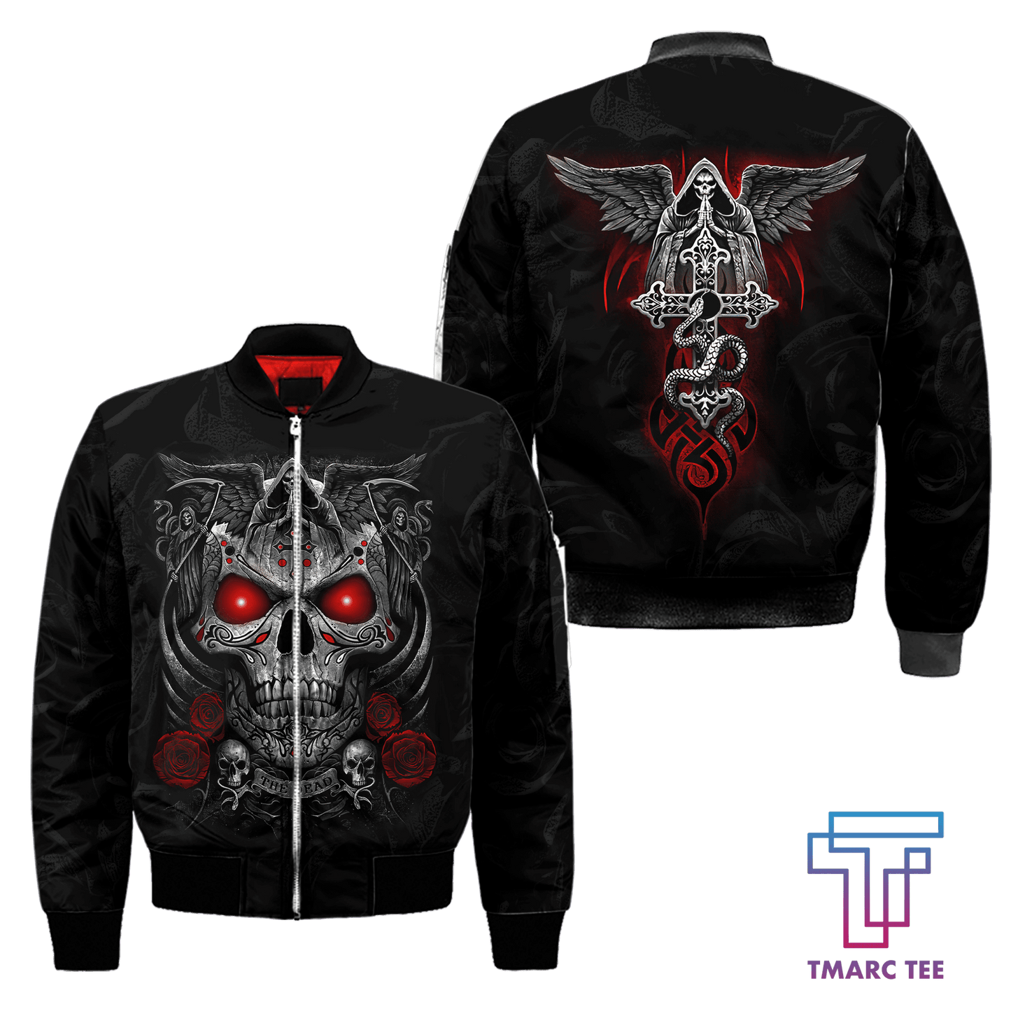 Tmarc Tee Blessing Skull 3D All Over Printed Unisex Shirts