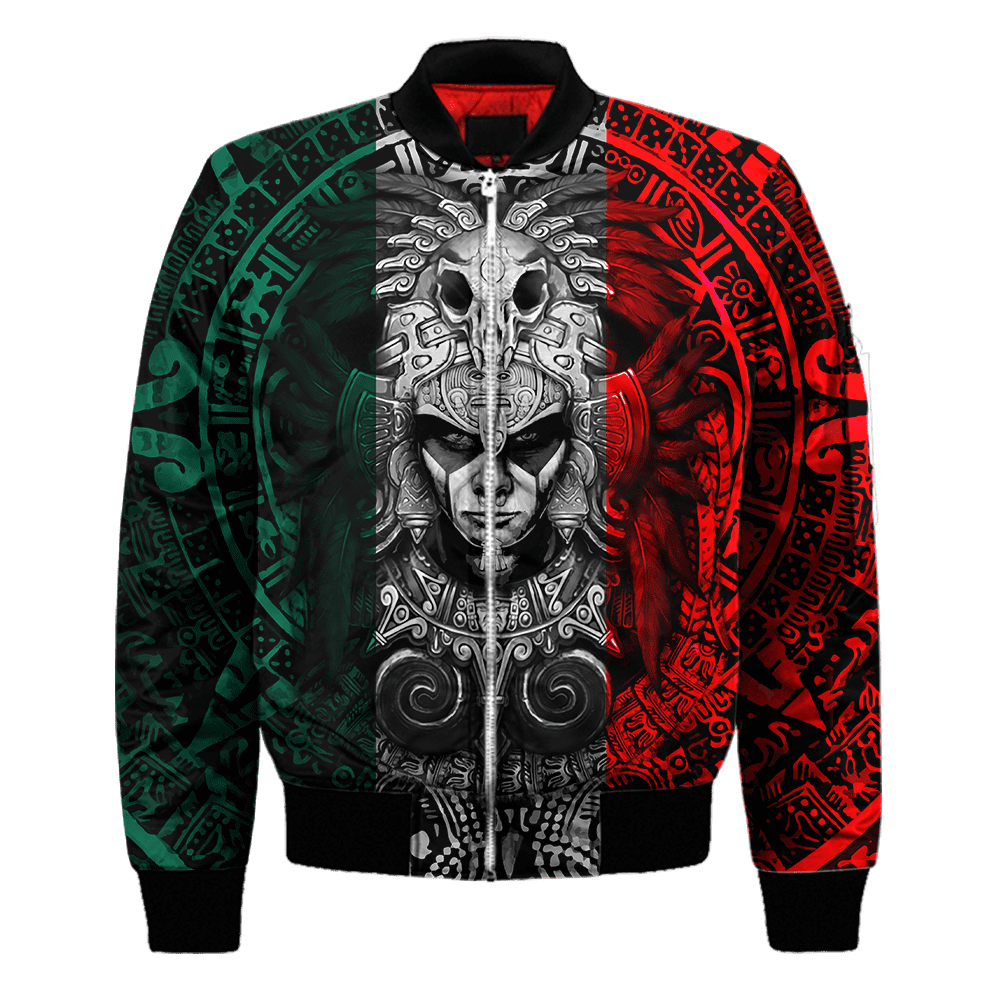 Aztec Warrior Mexico 3D All Over Printed Hoodie
