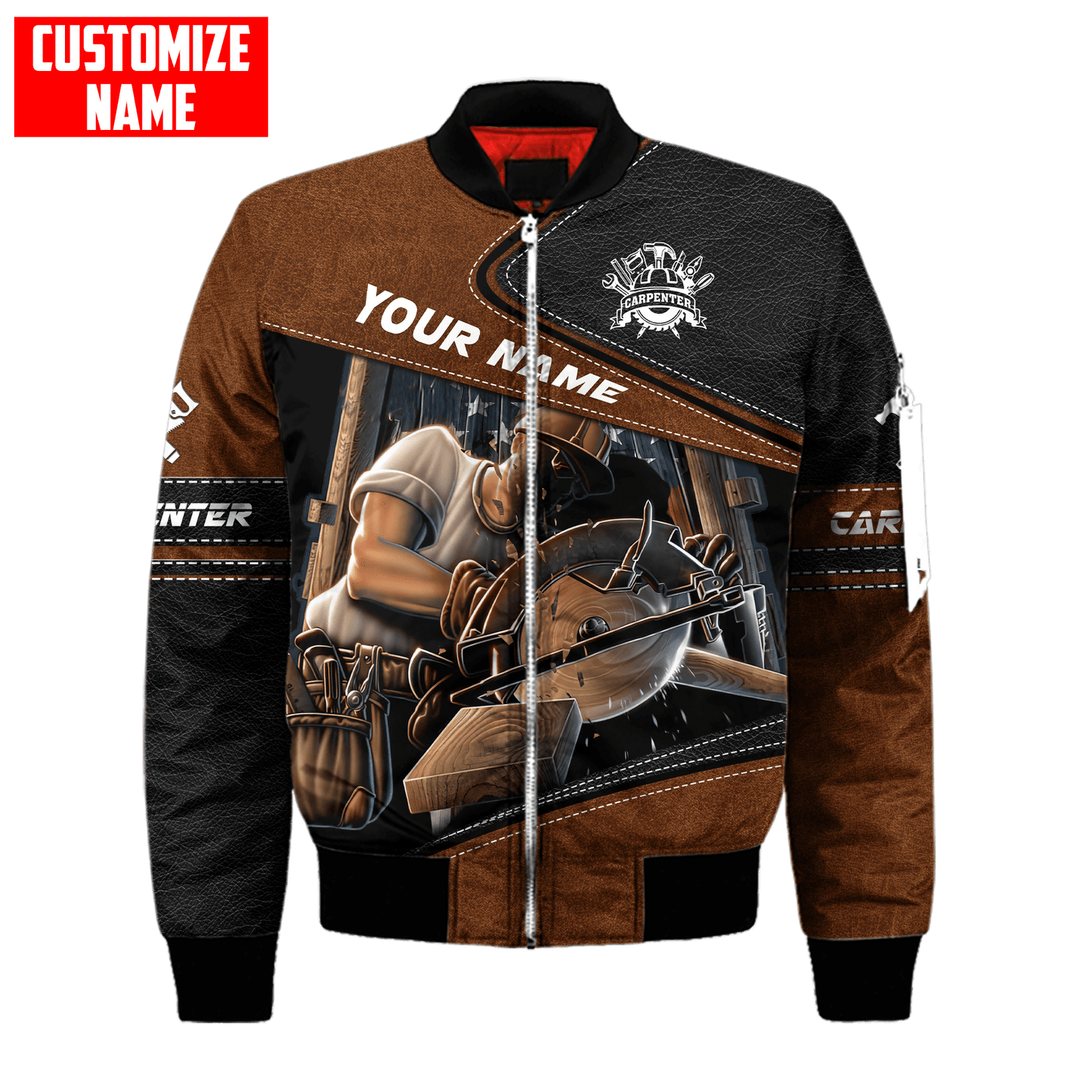 Tmarc Tee Personalized Name Carpenter 3D All Over Printed Unisex Shirts Ver 6