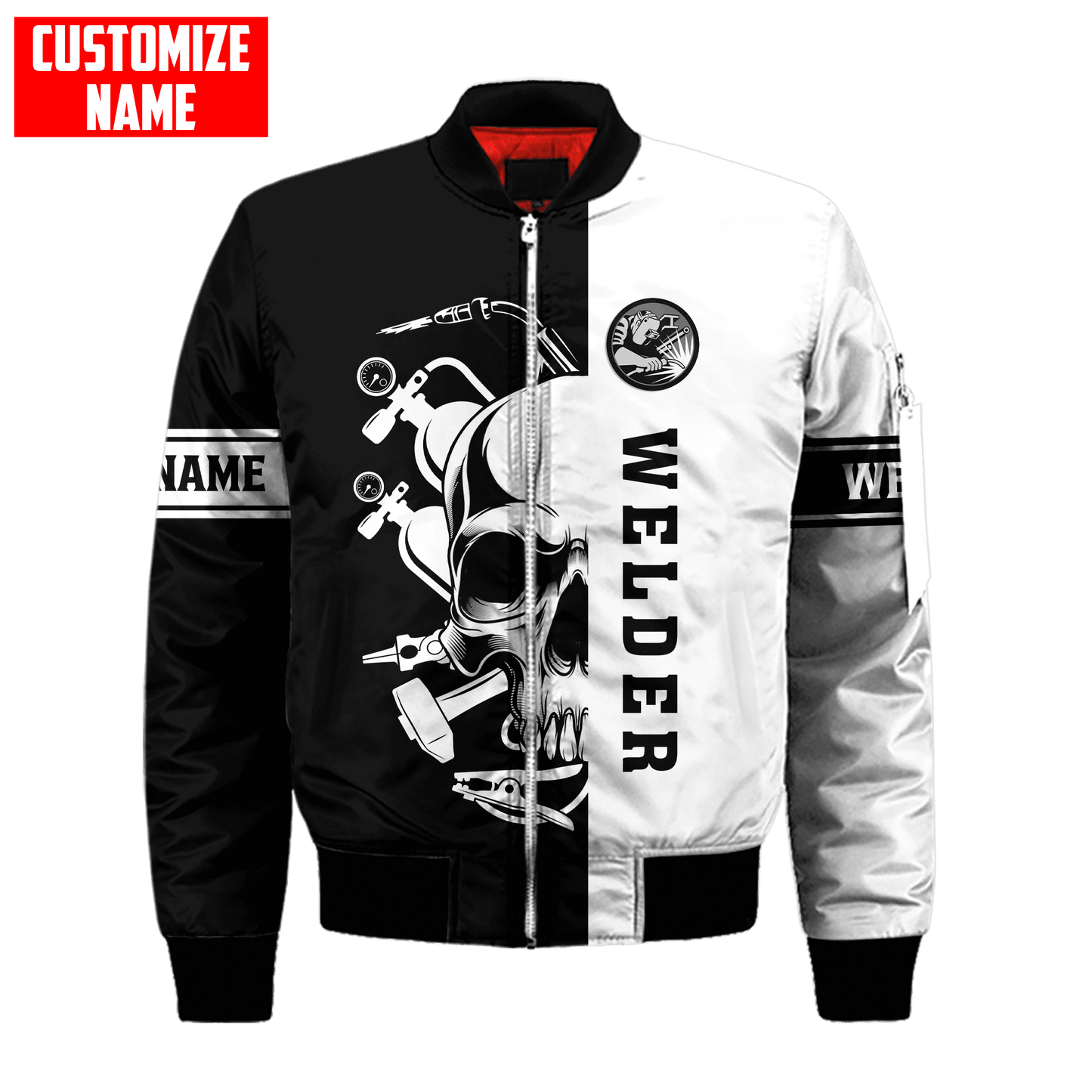 Tmarc Tee Personalized Welder Apparel Skull Welding