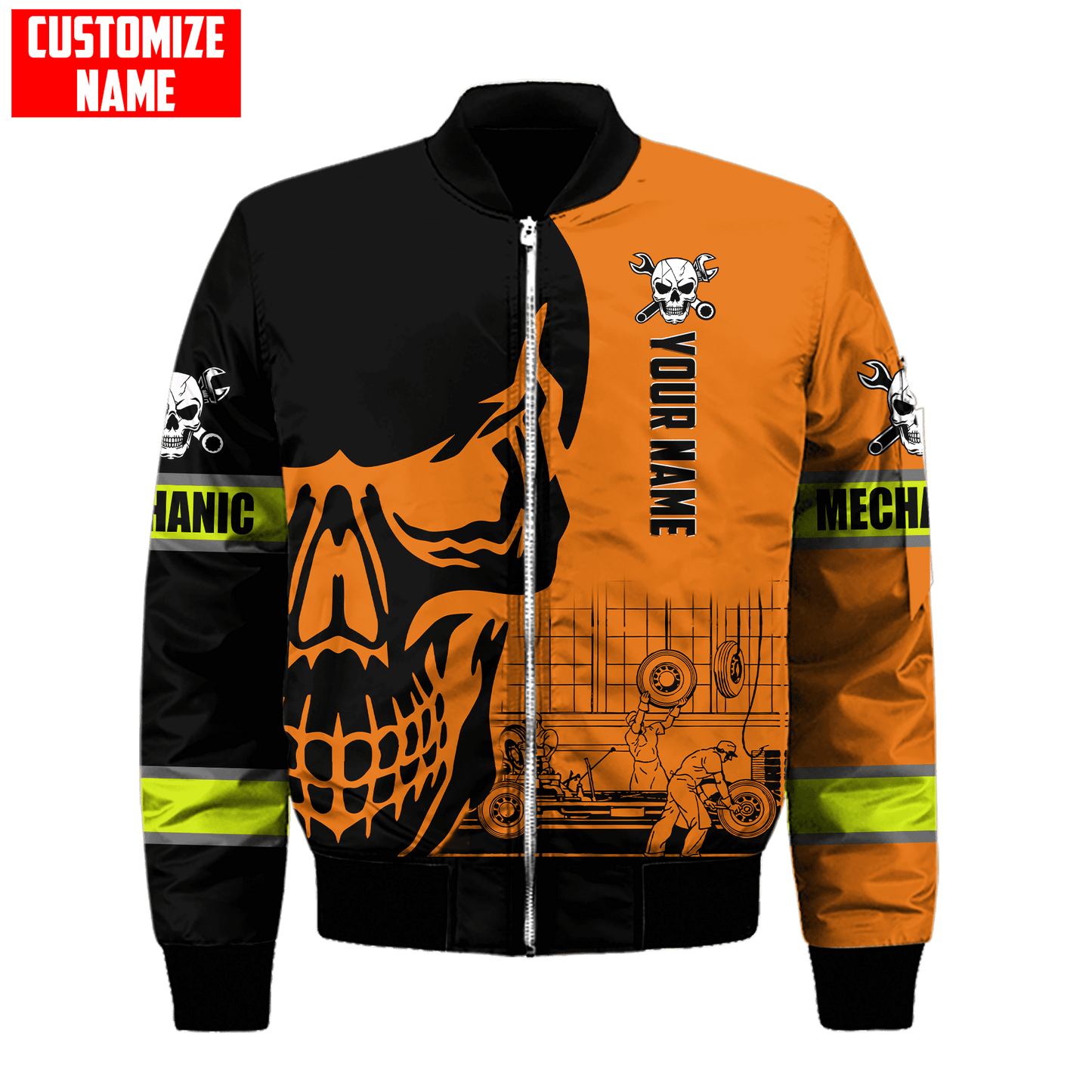 Tmarc Tee Personalized Name Mechanic 3D All Over Printed Unisex Shirts Safety