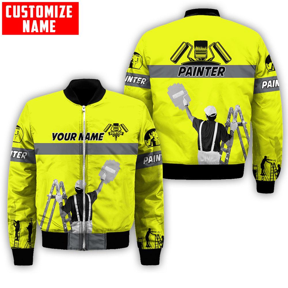 Tmarc Tee Personalized Name Painter 3D All Over Printed Unisex Shirts