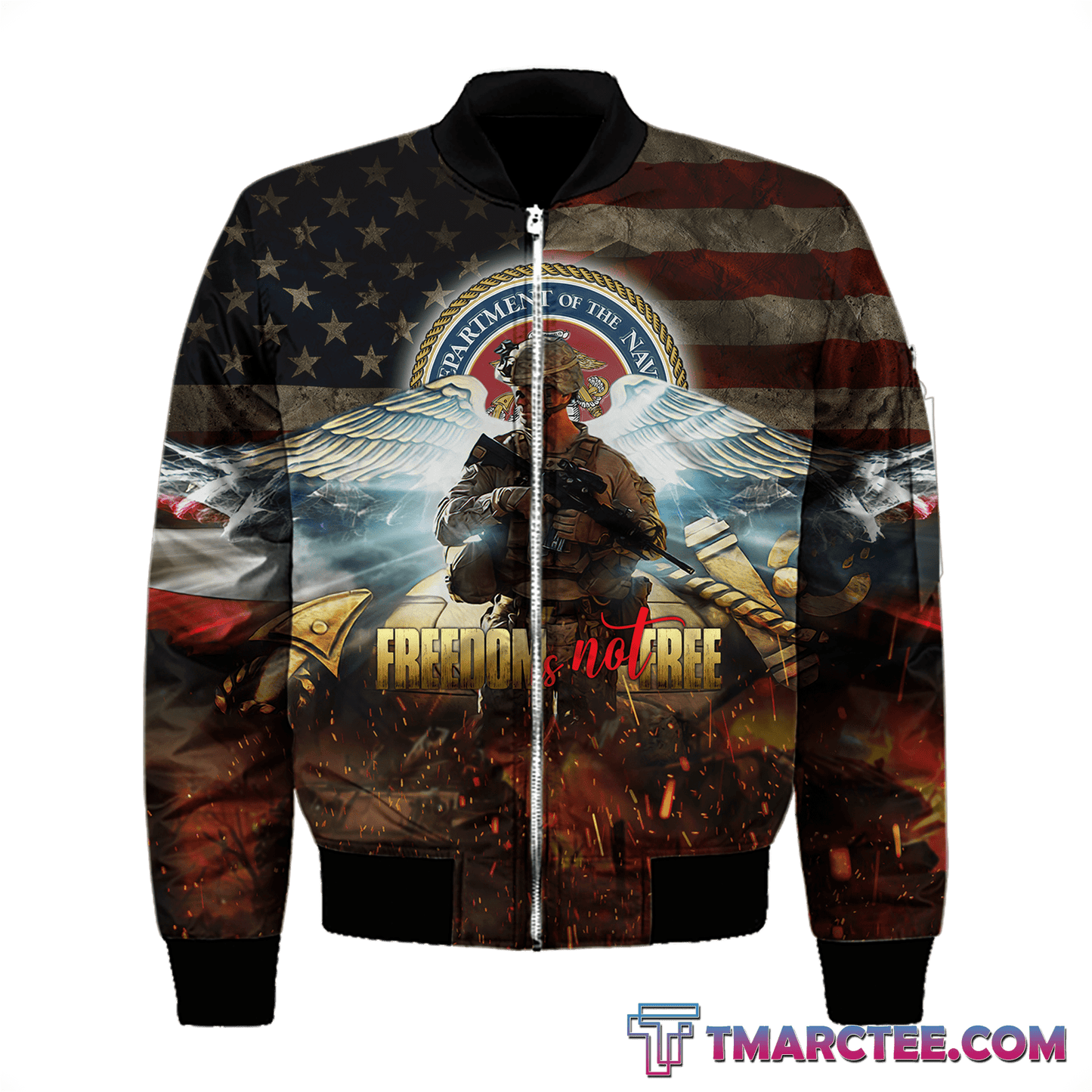 Veteran Freedom is not Free 3D All Over Printed Unisex Shirts