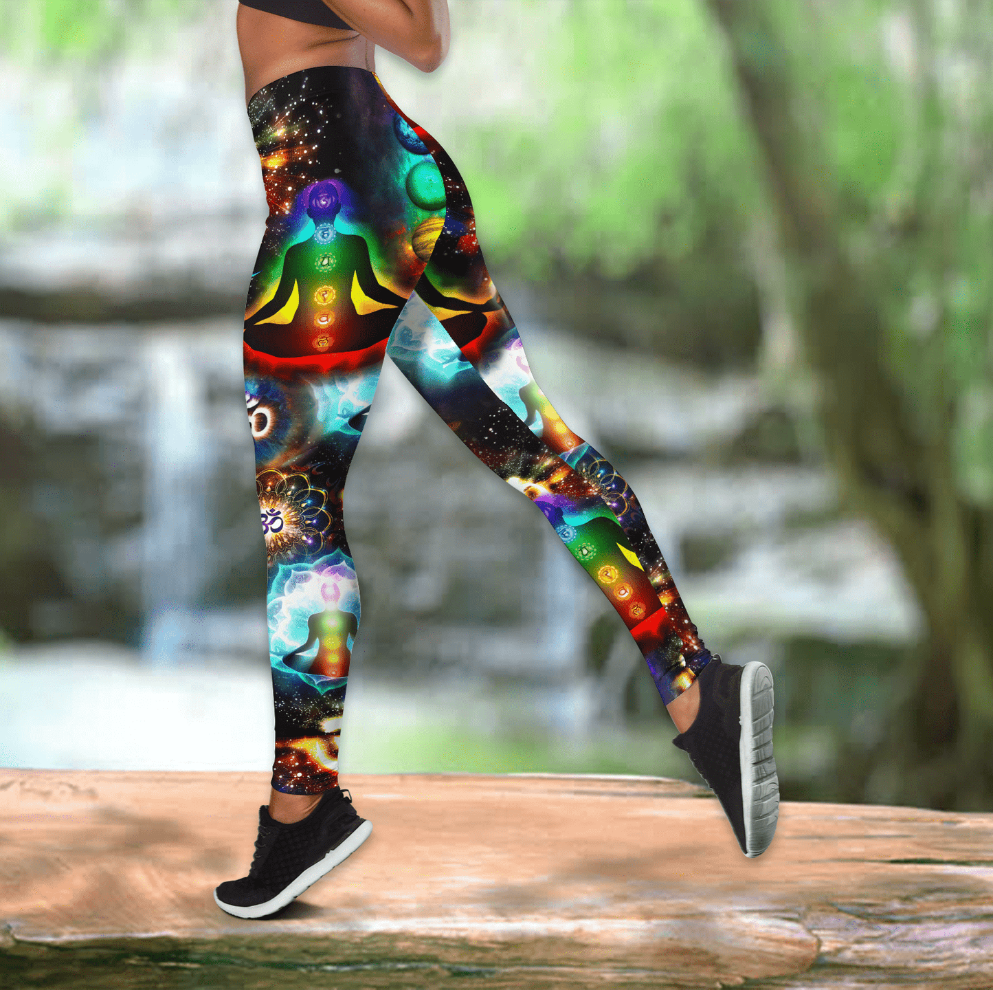 Yoga Menditation Combo Legging + Tank Top 3D All Printed