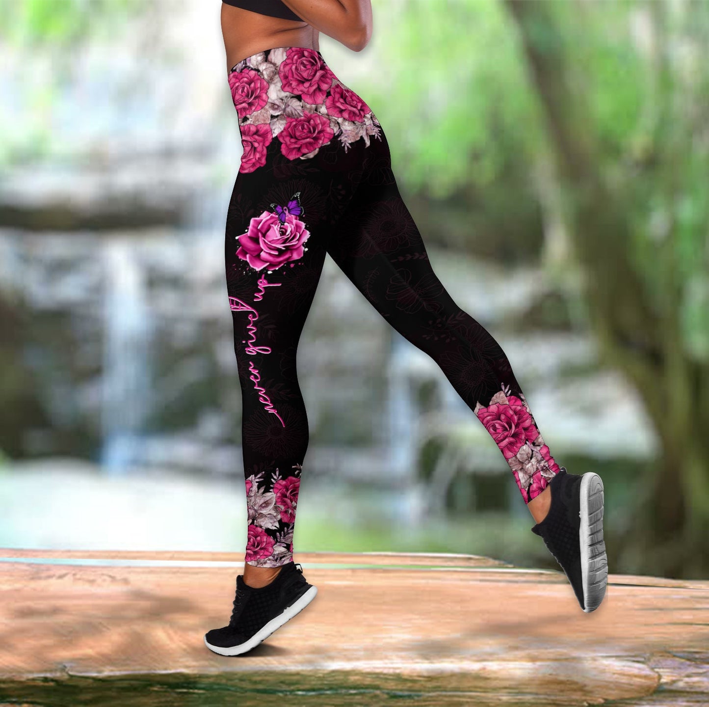 Breast Cancer Awareness Combo Legging And Tank Top