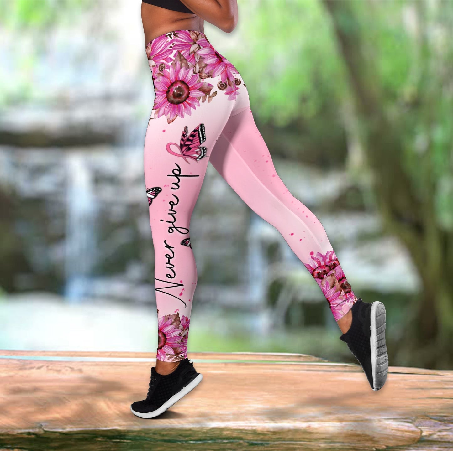 Breast Cancer Awareness Combo Legging And Tank Top