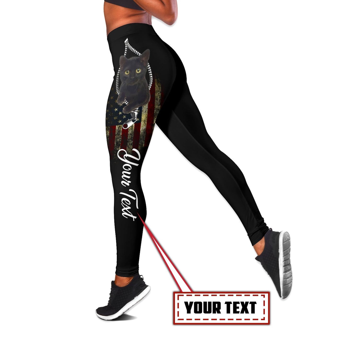 American Cat Personalize Legging & Tank Top