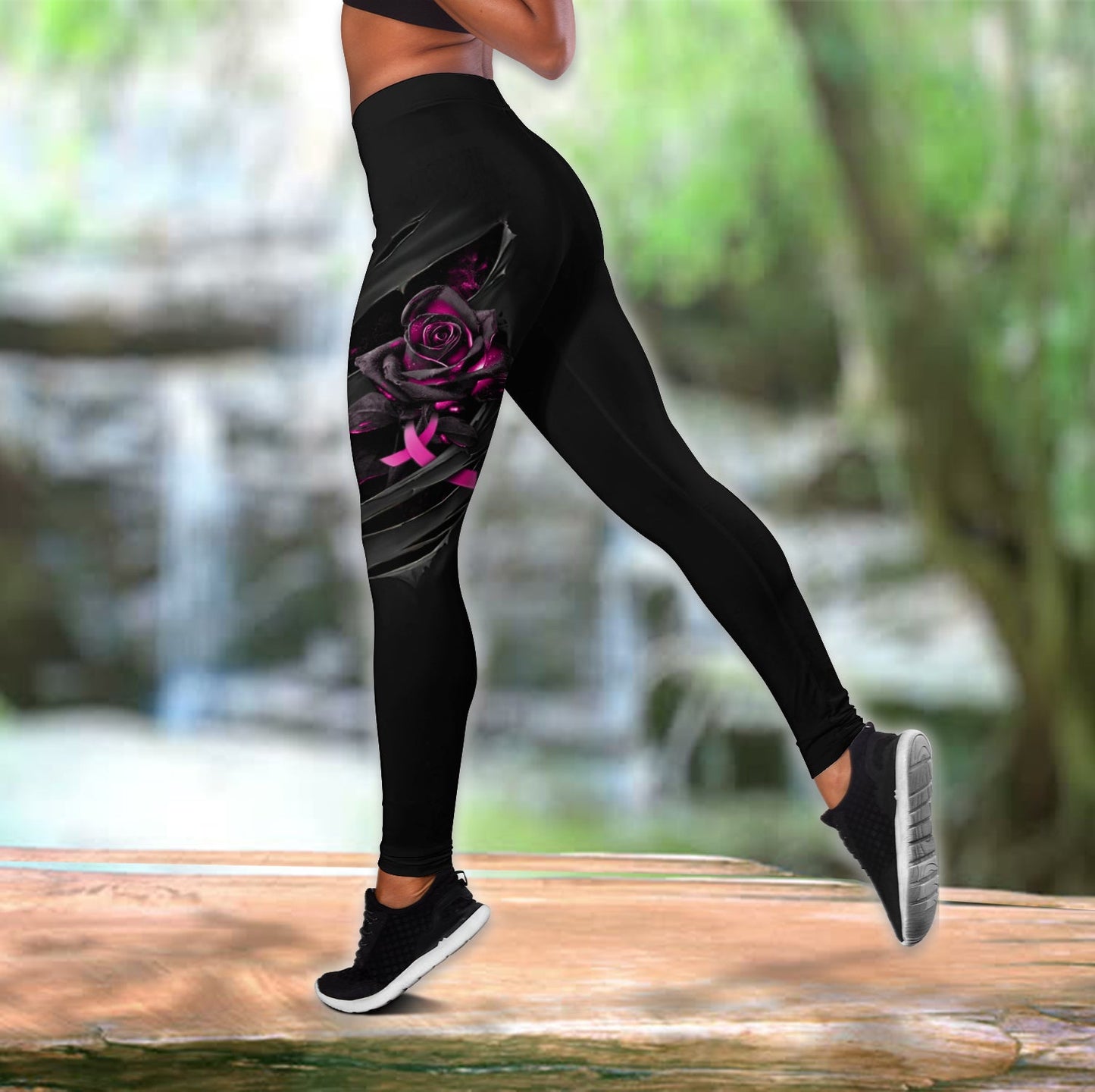 Breast Cancer Awareness Combo Legging And Tank Top