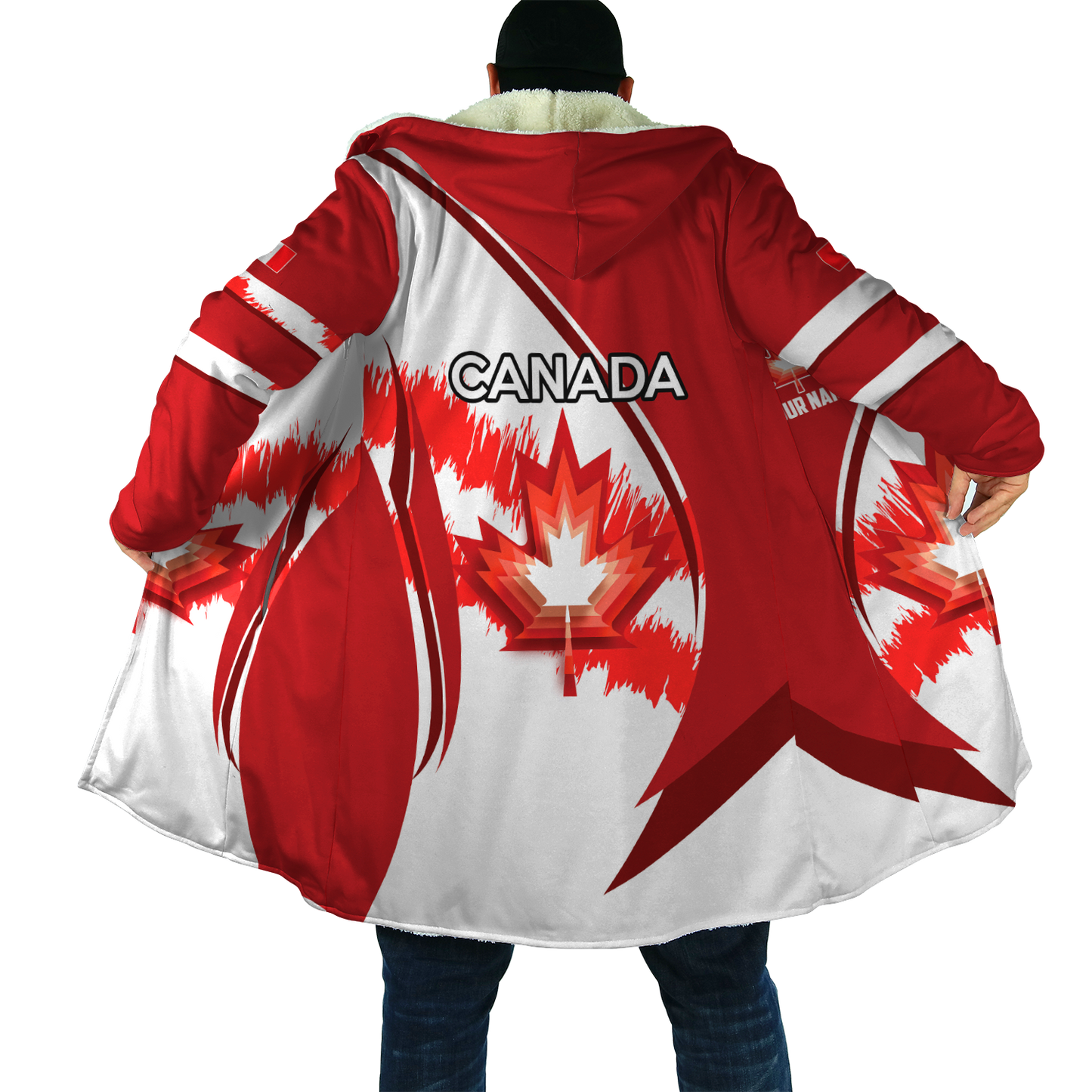 Canada Day No23 Personalized Maple Leaf Pullover Premium Unisex Hoodie