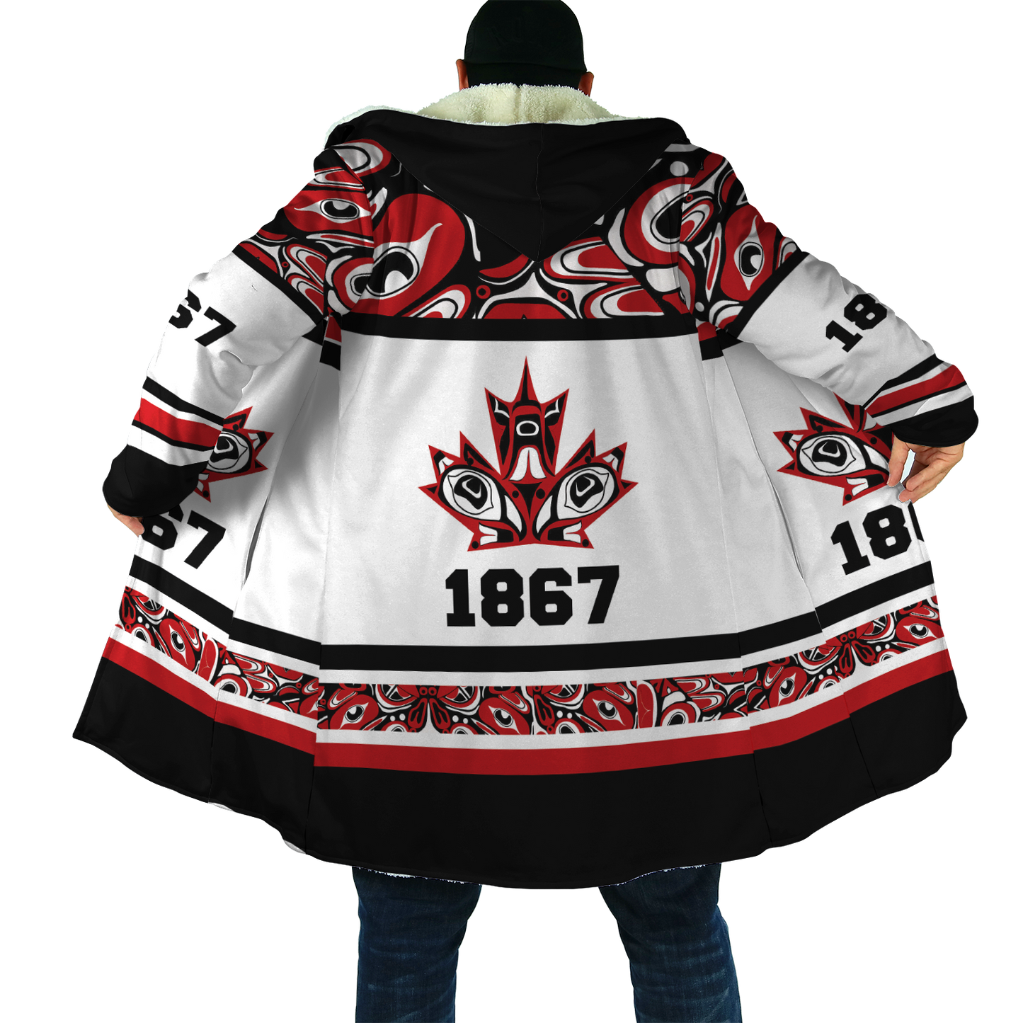 Canada Day No21 Haida 1867 Pullover Premium Unisex Hoodie