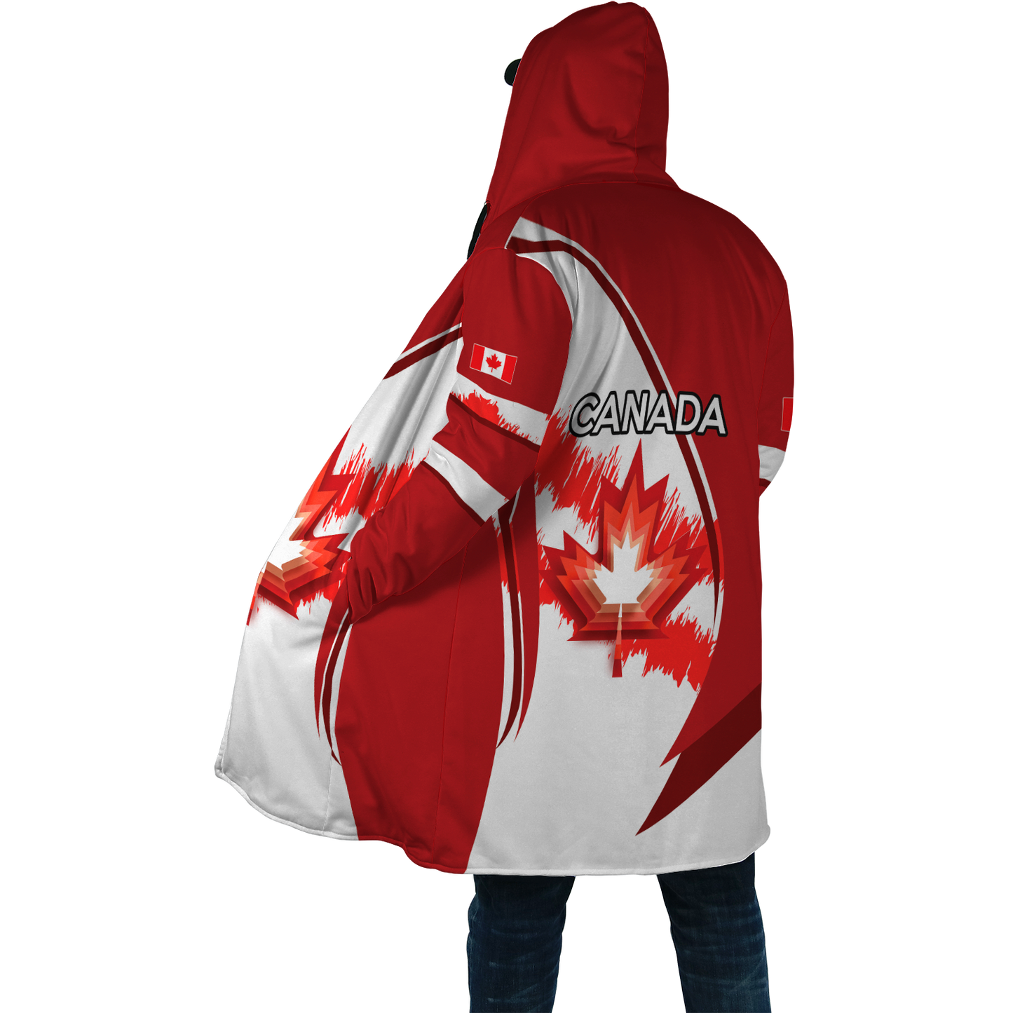 Canada Day No23 Personalized Maple Leaf Pullover Premium Unisex Hoodie